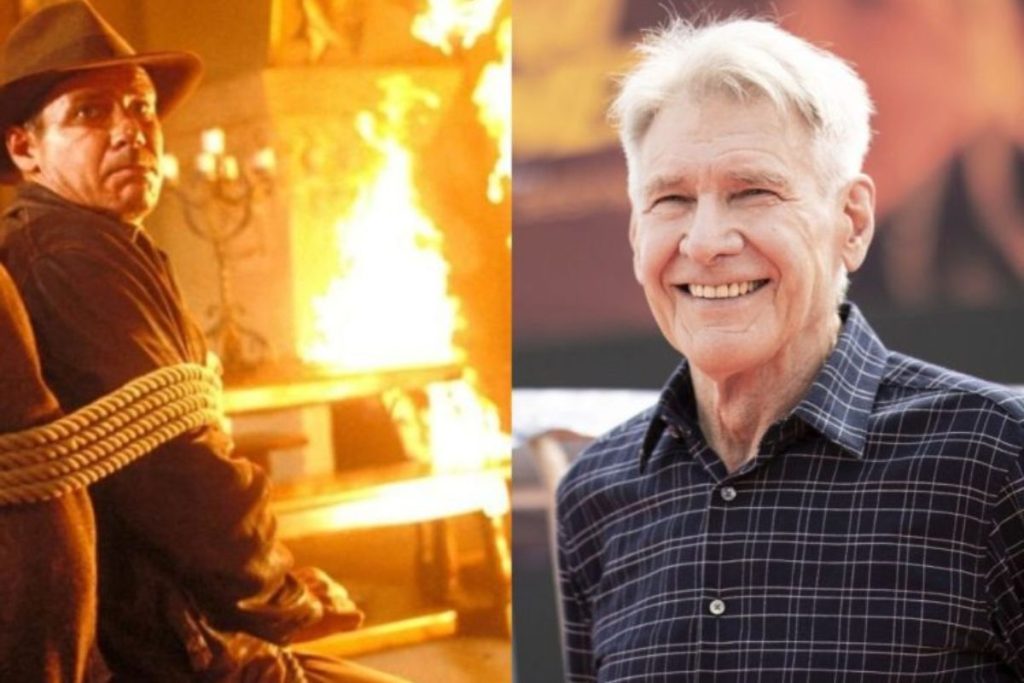 "Harrison Ford" sets himself on fire in the midst of the actors' strike in Hollywood