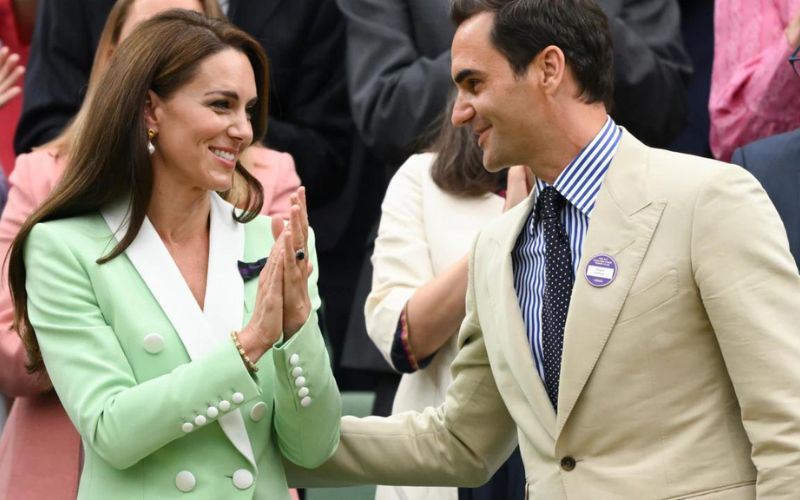 Roger Federer’s wife isn’t happy with his relationship with Kate Middleton