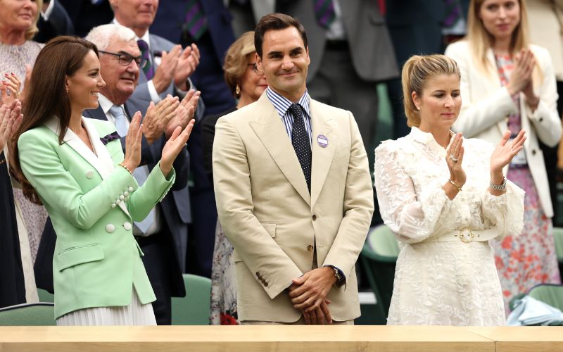 Roger Federer’s wife isn’t happy with his relationship with Kate Middleton