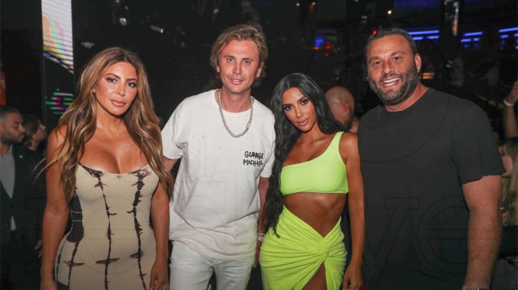 Kim Kardashian spotted at a party with a well-known basketball player