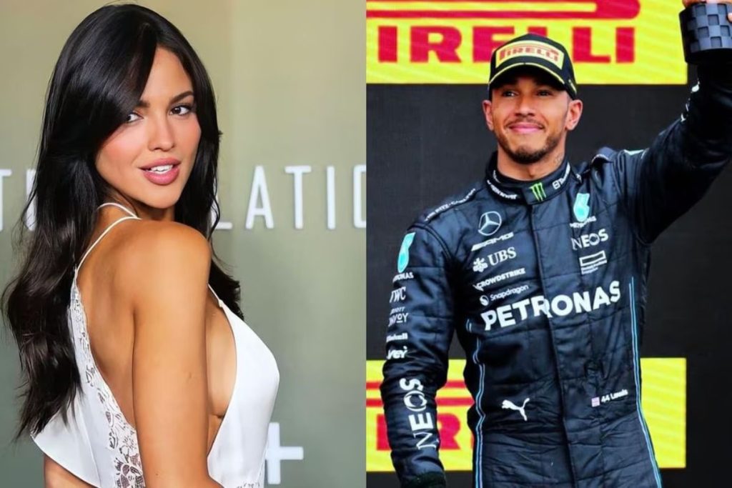 Lewis Hamilton caught on luxury yacht with Eiza Gonzalez