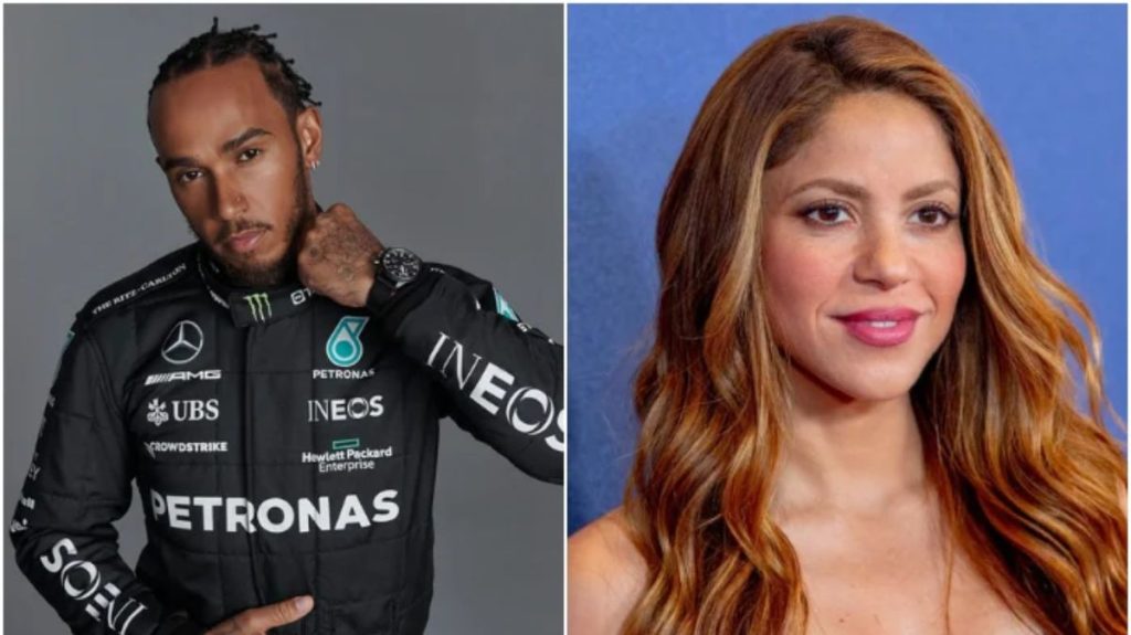 Lewis Hamilton shakira