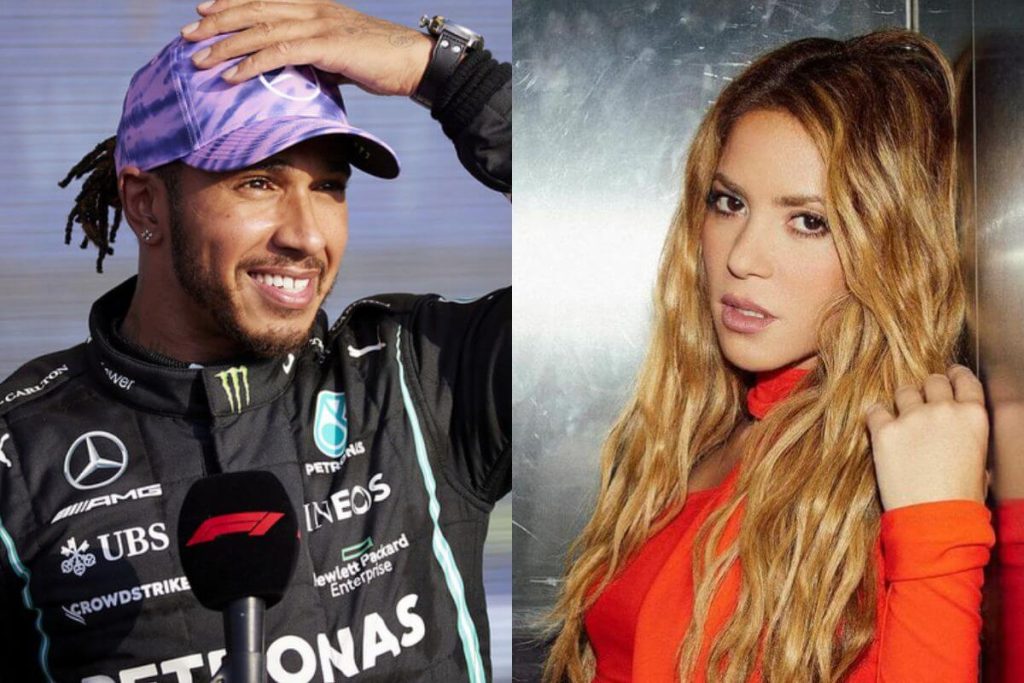 Lewis Hamilton rejects Shakira and does not want her to be in his Formula 1 races