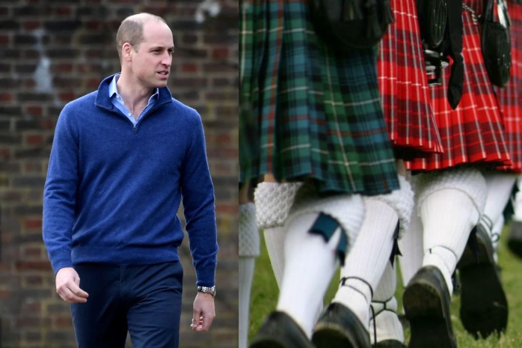 Prince William steadfastly refuses to wear skirts