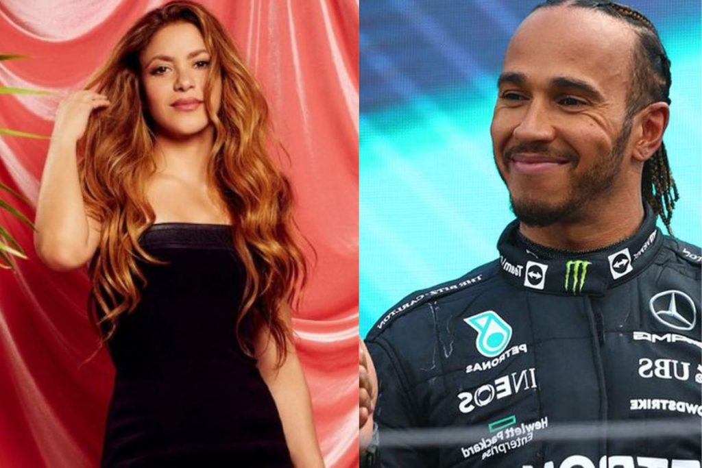 Shakira and Lewis Hamilton caught having fun together in London
