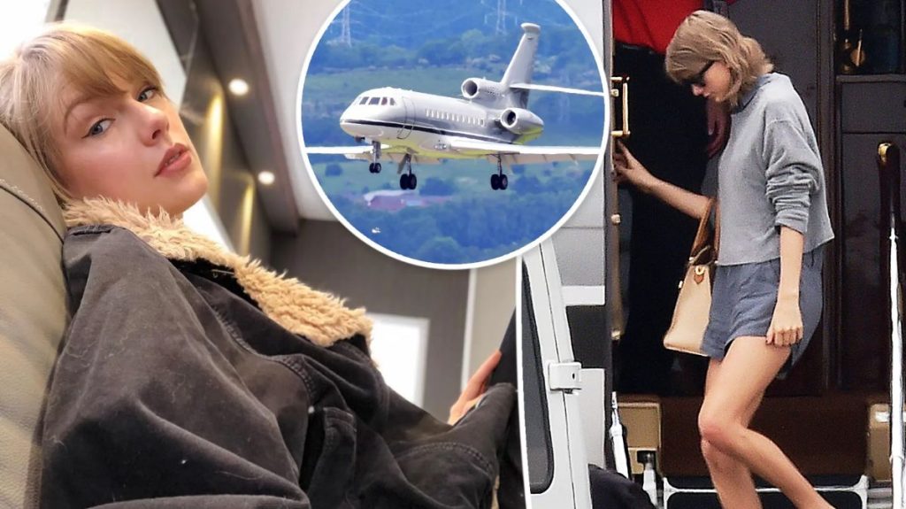 Taylor Swift caused a concert inside an airplane in the U.S.