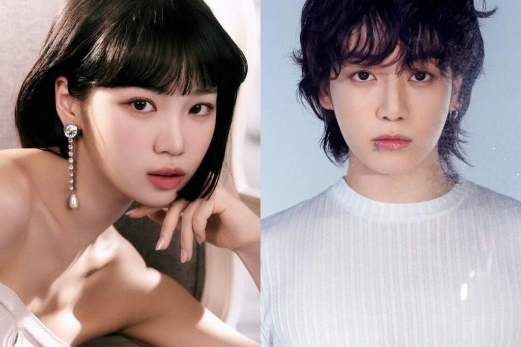 BTS’ Jungkook and LE SSERAFIM’s Chaewon lovely connection