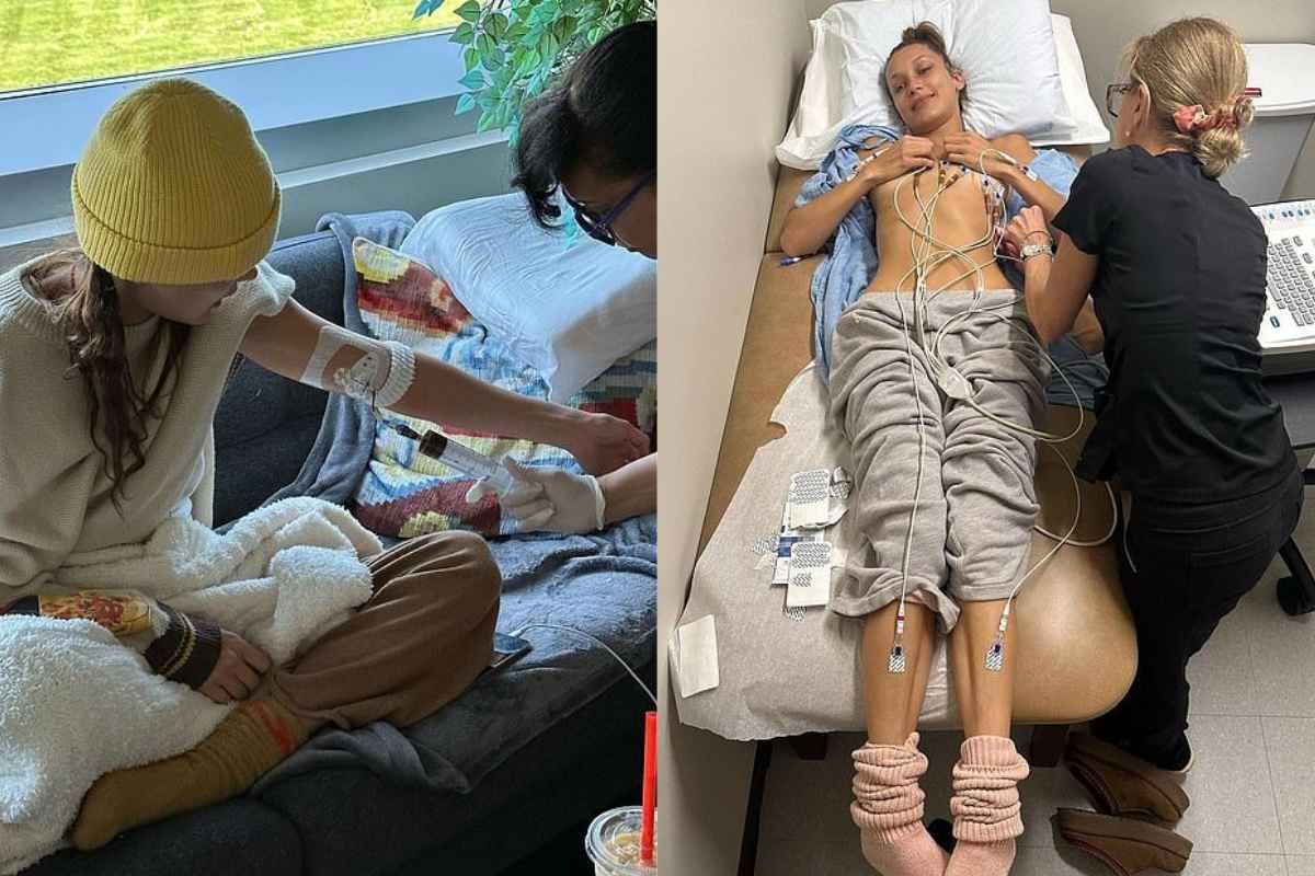 Bella Hadid shares shocking photos of her terrible illness