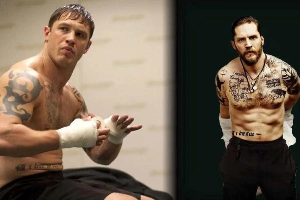 Tom Hardy has an impressive workout routine to gain muscle