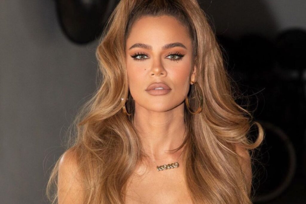 Khloé Kardashian is revealing with a transparent dress