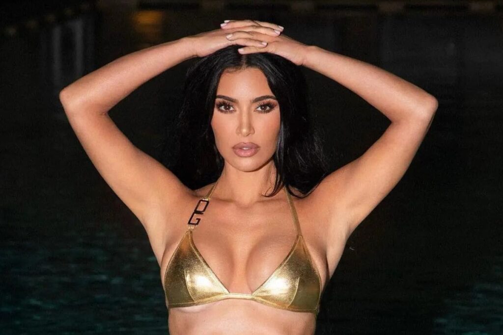 Kim Kardashian, fully naked during her latest photoshoot