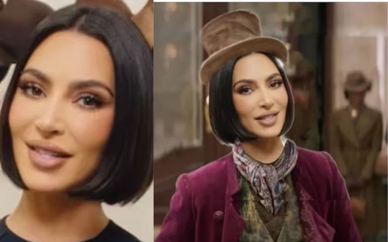 Kim Kardashian is ridiculed because of her new look where she looks like Willy Wonka