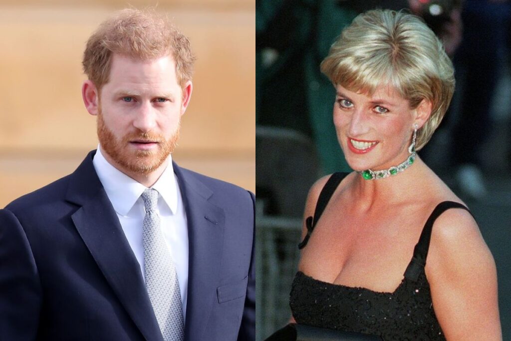Prince Harry paid emotional tribute to his mother Princess Diana
