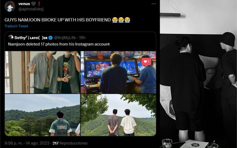 BTS’ RM broke up with his alleged boyfriend according to the ARMY