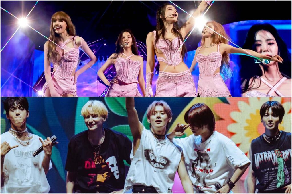 BLACKPINK and TXT are facing off for the Group of the Year title in the US