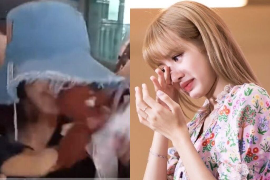 BLACKPINK's Lisa gets punched in the face in the middle of the airport
