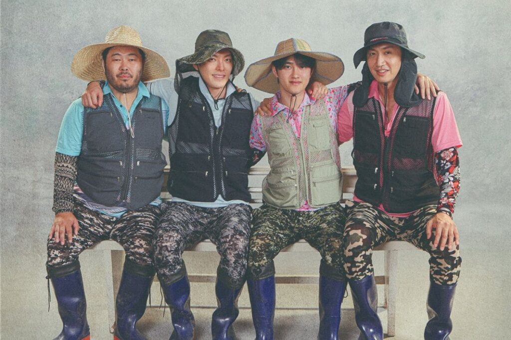 EXO’s D.O., Lee Kwang Soo, Kim Woo Bin, and Kim Ki Bang’s teaser in a new variety show