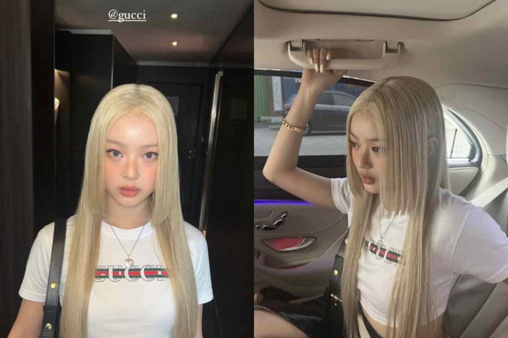 Hanni of NewJeans went blonde and some fans don't know how to feel ...
