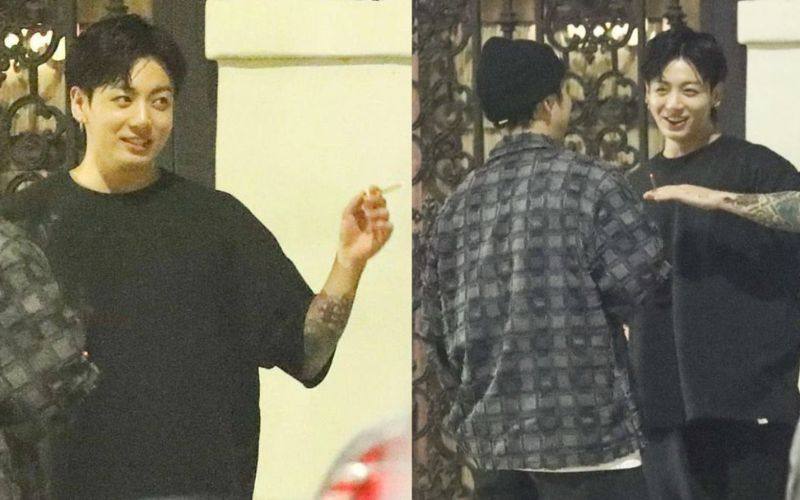 BTS fans go wild after Jungkook was spotted smoking in the US