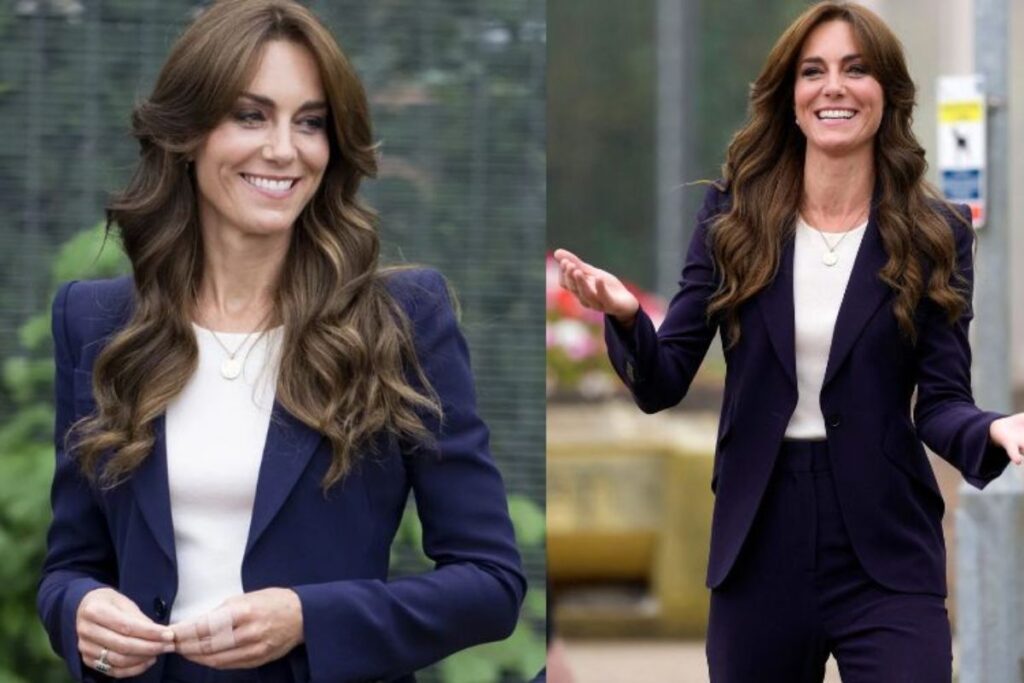 Kate Middleton makes public appearance after scandal with Prince Andrew...wearing a wig?