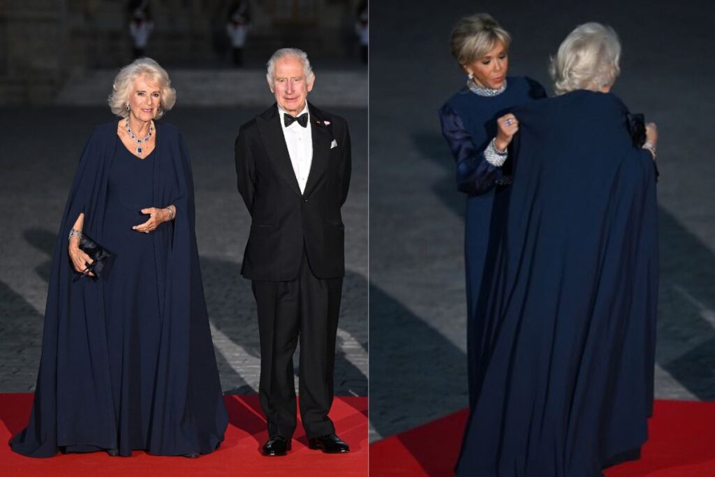 Queen Camilla Parker wore a one-of-a-kind couture Dior gown