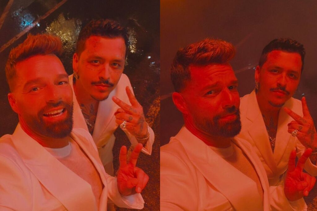 Ricky Martin and Christian Nodal release new version of 'Fuego de noche, nieve de día'