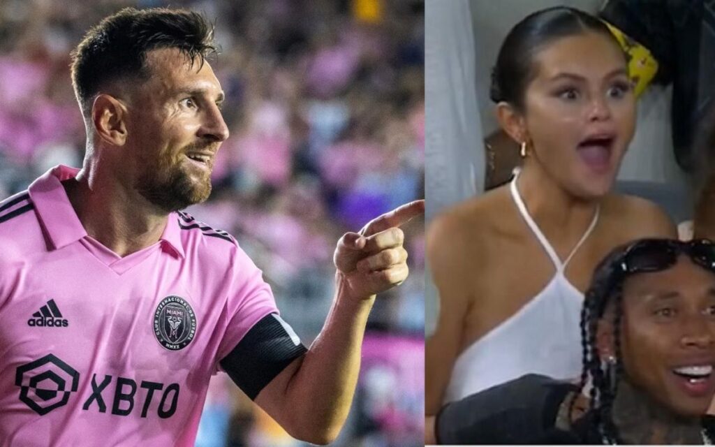 Selena Gomez has sent a message of love to Lionel Messi in the U.S.