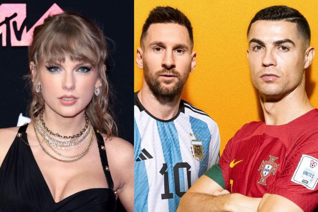Taylor Swift surpasses Lionel Messi and Cristiano Ronaldo as the most searched person on Google