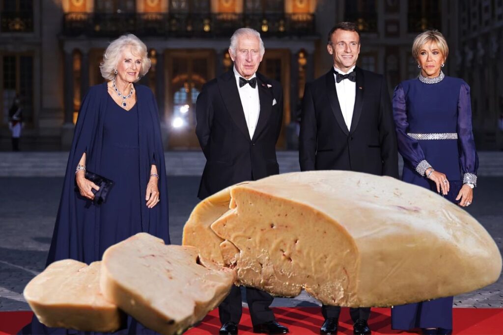 The food that King Charles III banned during the millionaire's dinner at Versailles