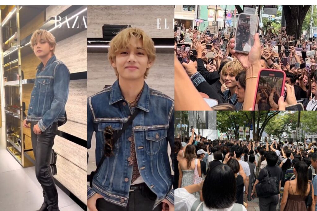 The magical moment that V of BTS experienced with a girl that seems to be taken from a K-drama