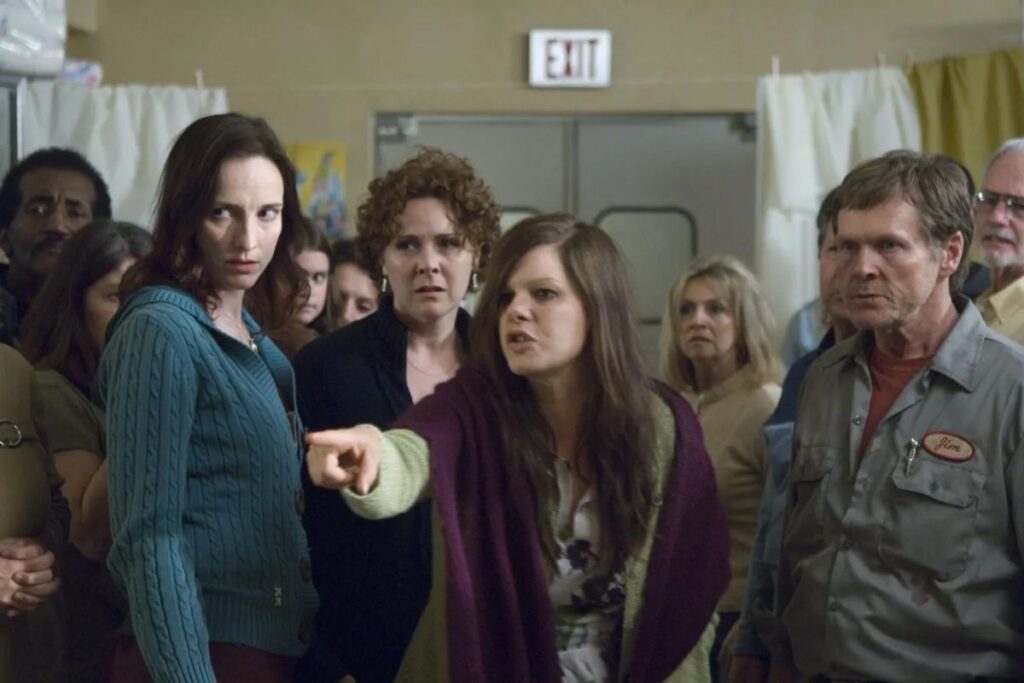 The movie based on a story by Stephen King and that has a traumatic ending