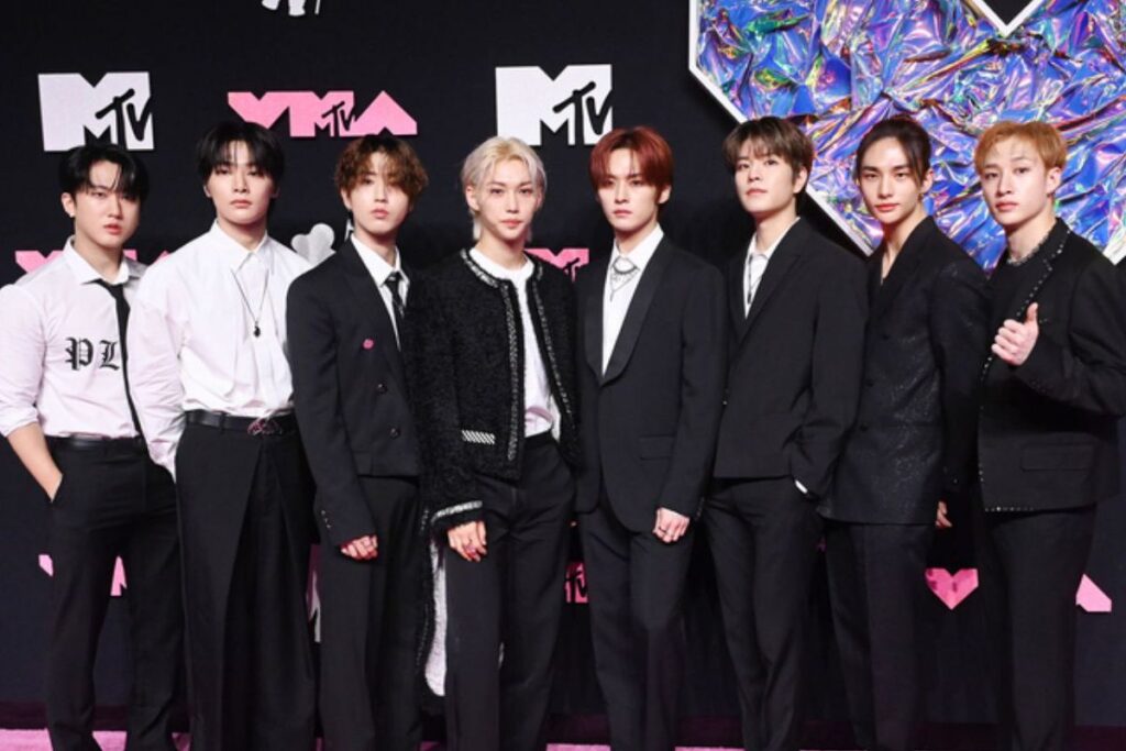 The incredible reaction of the members of Stray Kids upon receiving their award at the VMAs 2023