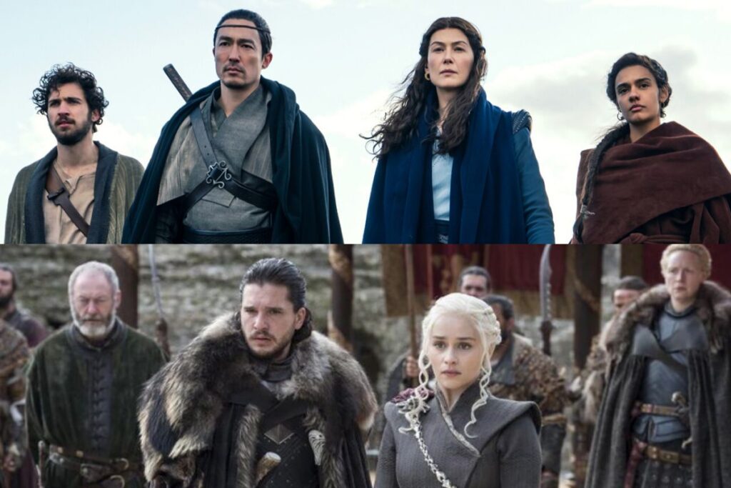 The series 'The wheel of time' would be accused of copying 'Game of Thrones'