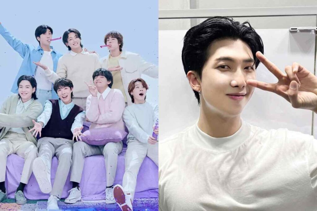 This is how RM of BTS celebrated his group's contract renewal