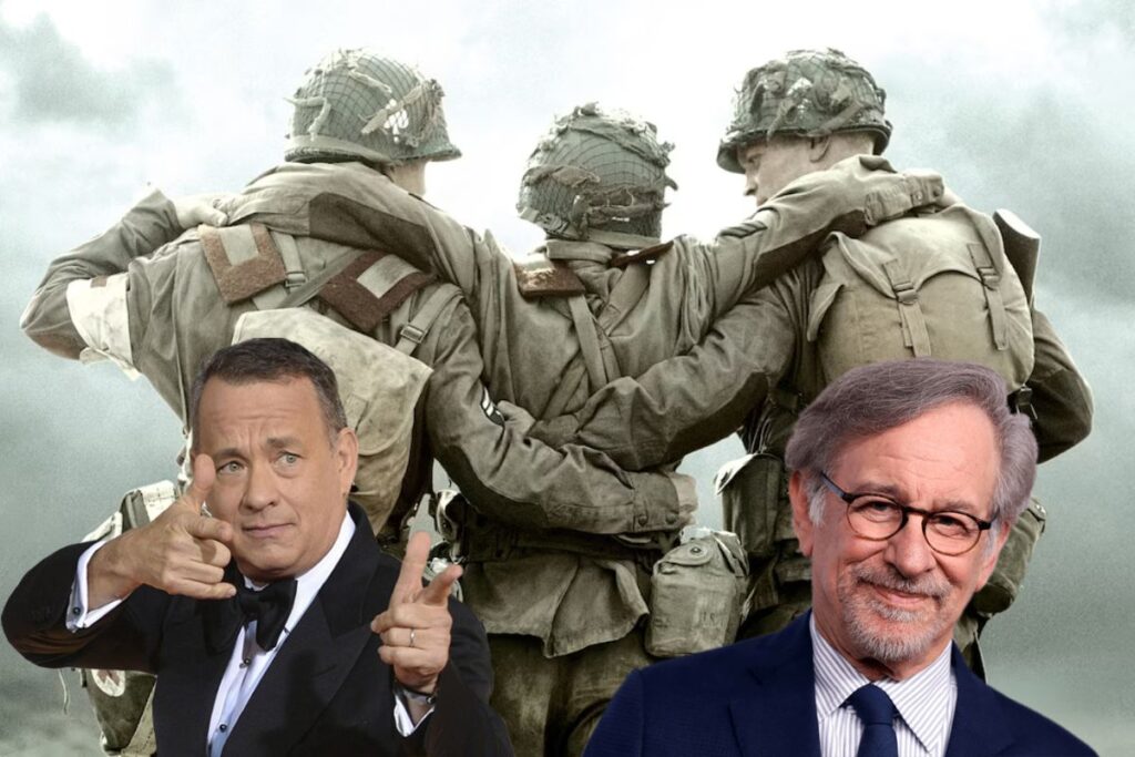 This is the series created by Tom Hanks and Steven Spielberg that is being a hit on Netflix