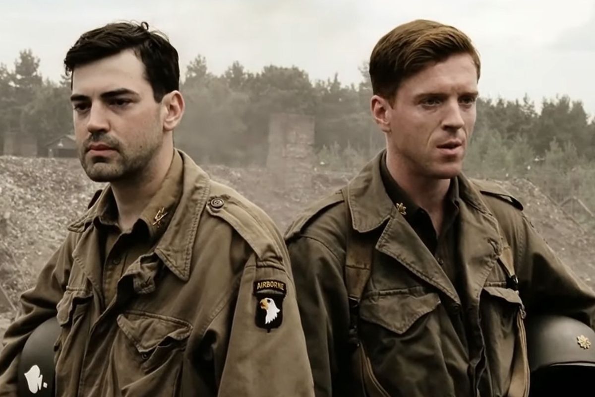 This is the series created by Tom Hanks and Steven Spielberg that is being a hit on Netflix