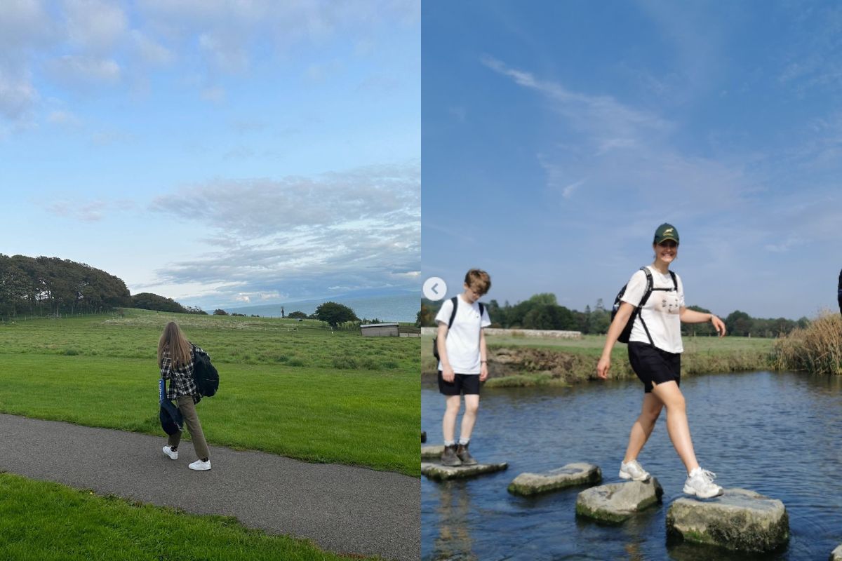 The Infanta Sofia has already lived her first great adventure at the boarding school in Wales