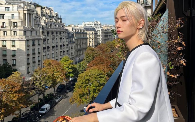 Stray Kids’ Felix generated a fortune in media impact value during the Paris Fashion Week
