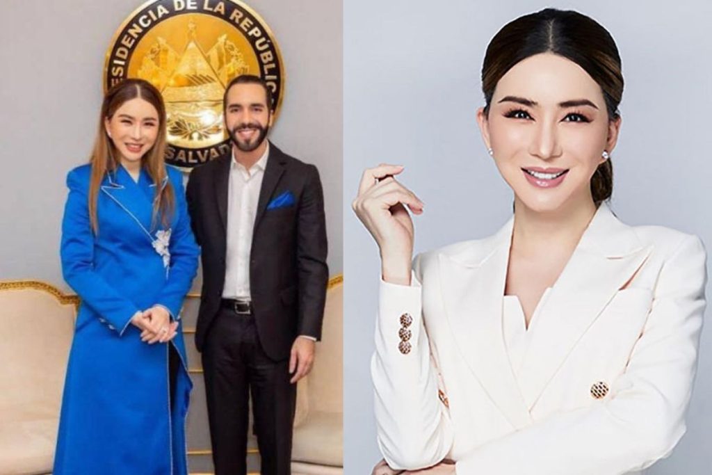 Owner of Miss Universe meets with the President of El Salvador Nayib Bukele.