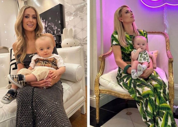 Paris Hilton claps back at people mocking her son on the Internet