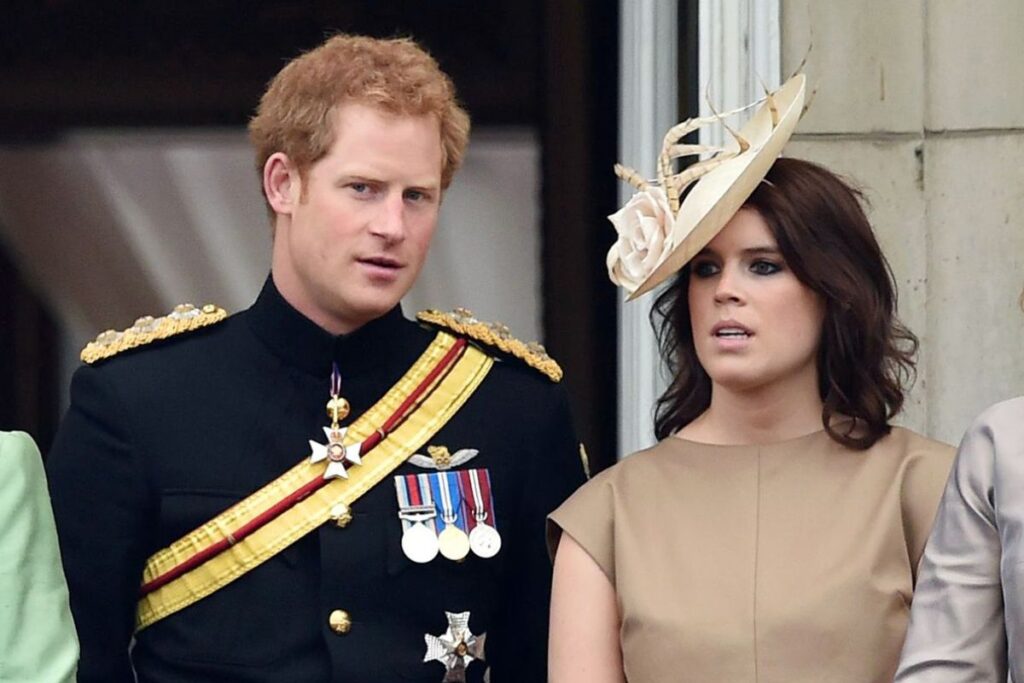 Prince Harry and Meghan Markle meet with a member of the British Royal Family