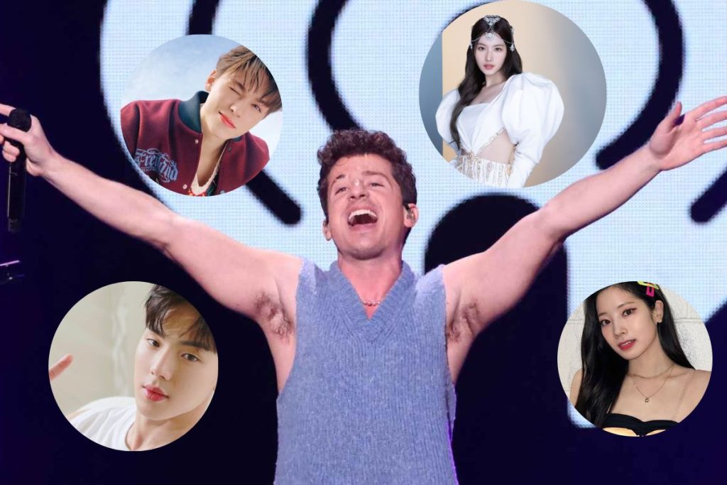 TWICE and SEVENTEEN members are among the list of Kpop idols that attended Charlie Puth's concert