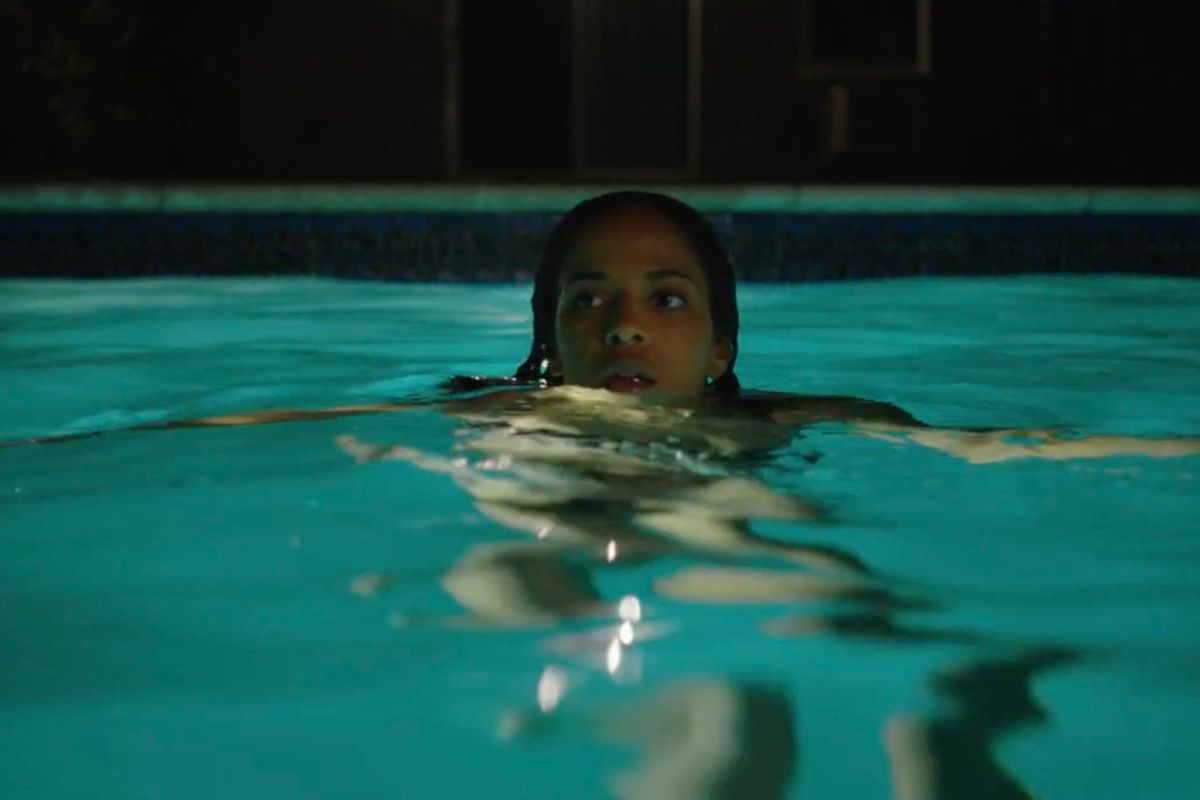 Проклятие воды 2024. Ночное купание в фильмах. Ночной заплыв в бассейне.