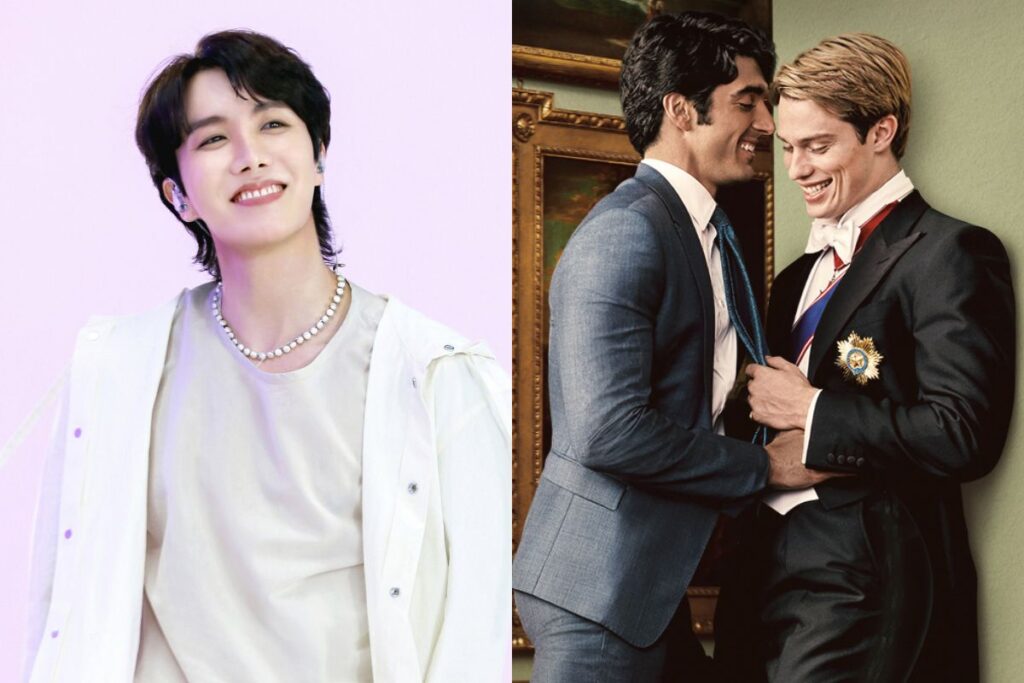 Was J-Hope from BTS an inspiration for the movie 'Red, White and Royal Blue'?