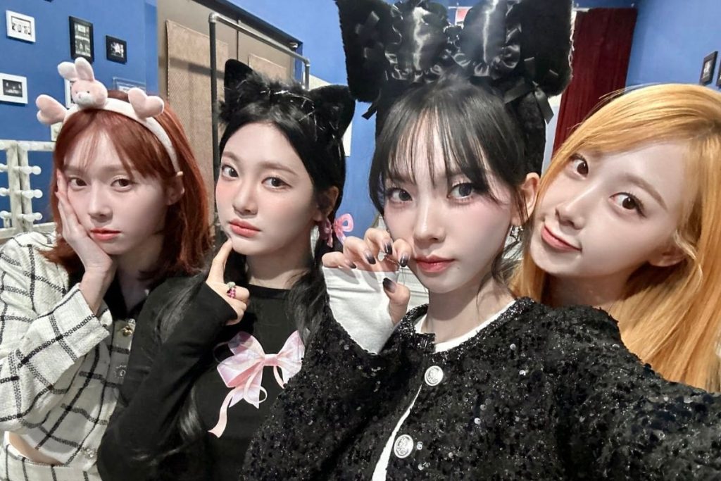 Aespa is set to release their Holiday single, “Jingle Bell Rock” this week