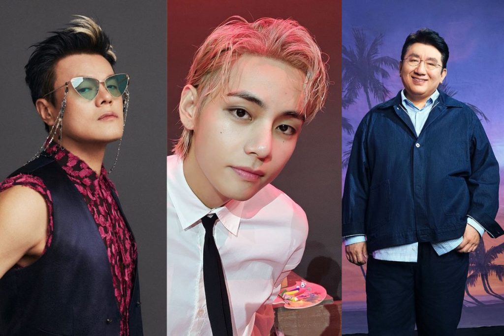 BTS’ V has accidentally started dating rumors between JYP’s founder and Bang Si Hyuk