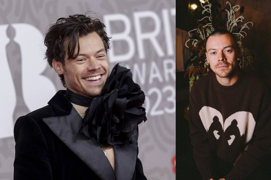 Harry Styles' mom defends her son's new shaved head on Instagram