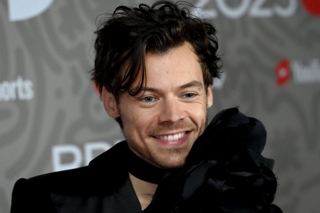 Harry Styles officially debuts his new shaved head