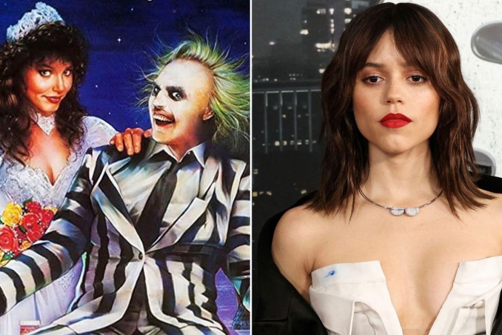 Images of the new Beetlejuice movie with Jenna Ortega have been leaked