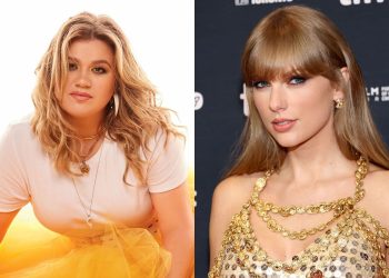Kelly Clarkson revealed Taylor Swift sends her flowers after she releases every re-recorded album
